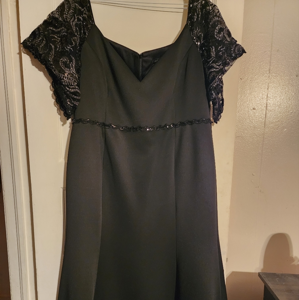 Black evening dress